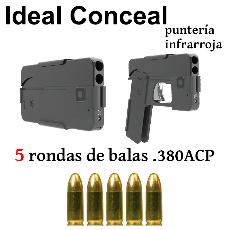 IDEAL CONCEAL IC380 (5 rondas de balas .380ACP)
