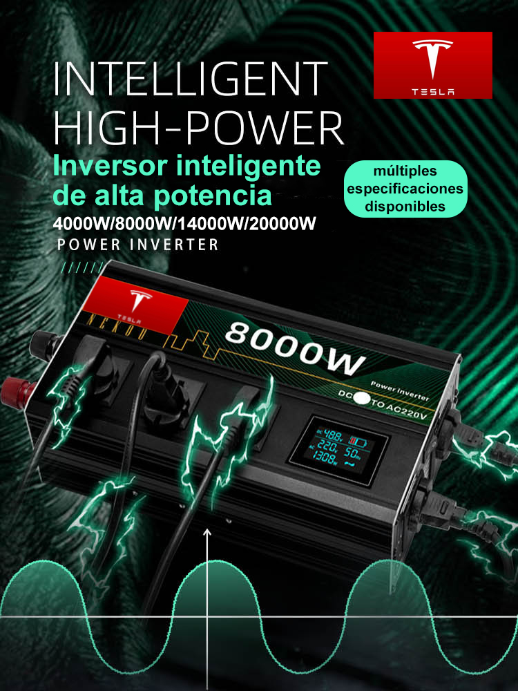 Convertidor de energía de onda sinusoidal pura de 4000W.