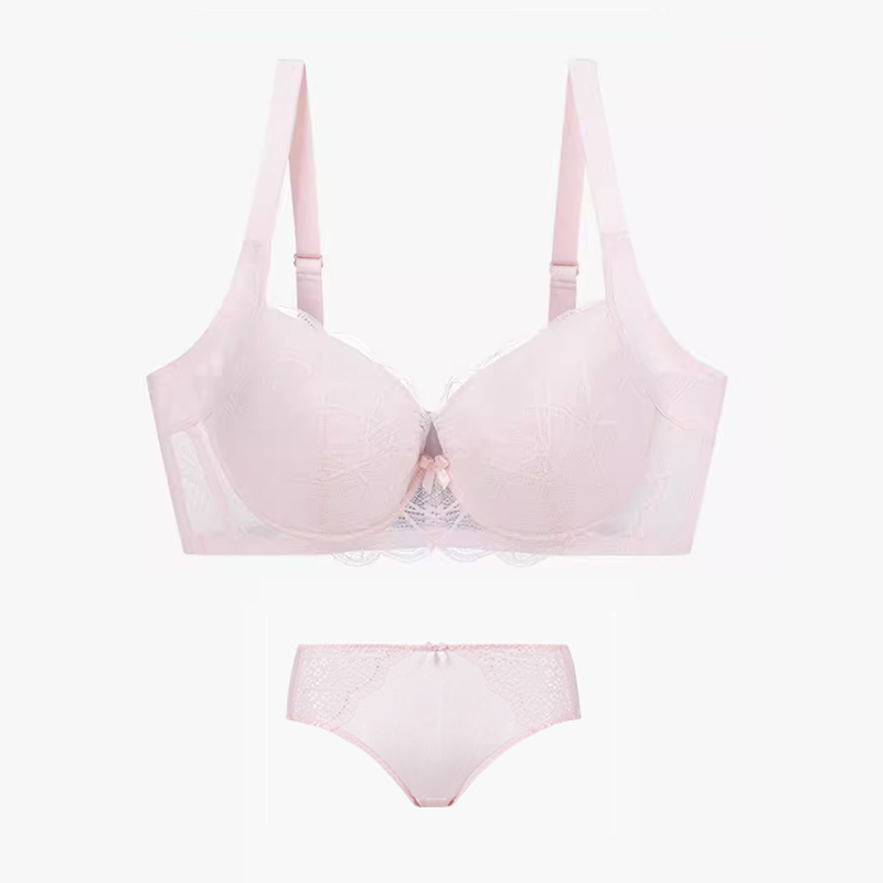 Světle růžová（Svěží krajka upgradovaný styl）